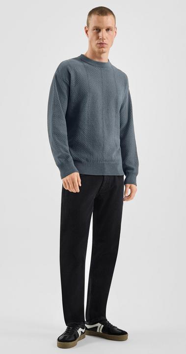 Produktbild s.Oliver Strickpullover Strukturierter Strickpullover (S)