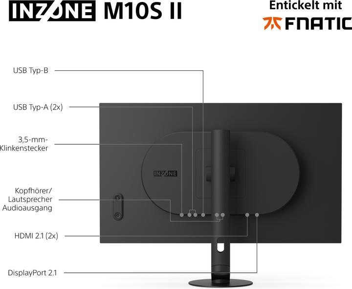 Produktbild Sony Inzone M10S II (2560 x 1440 Pixel, 27")