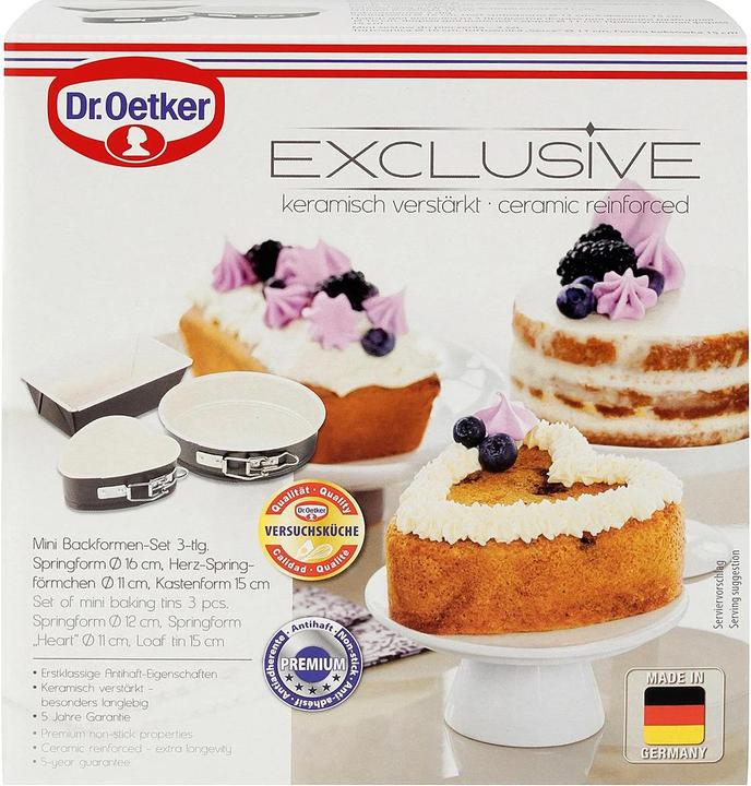 Produktbild Dr. Oetker Mini-Backformen 'Exclusive'