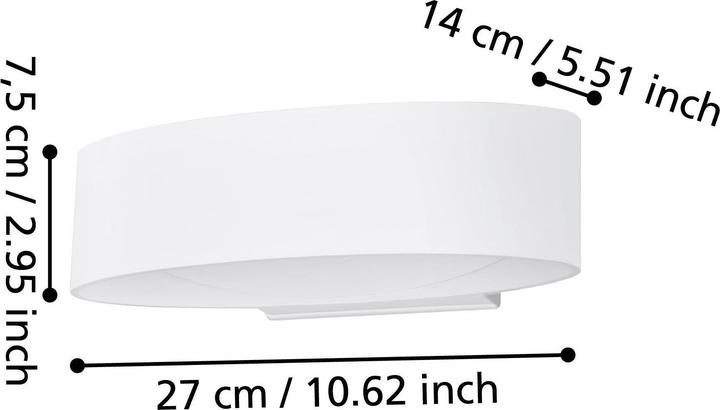 Produktbild EGLO LED-Wandleuchte (1300 lm, IP54)