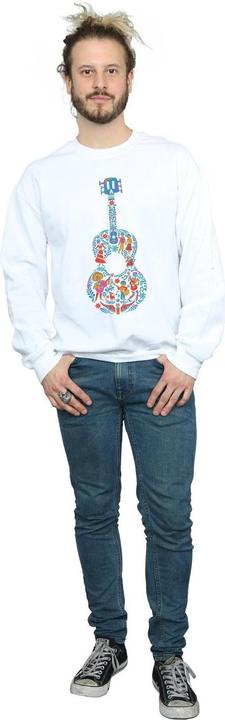 Actual product image Disney Mens Coco Guitar Pattern Sweatshirt (3XL)