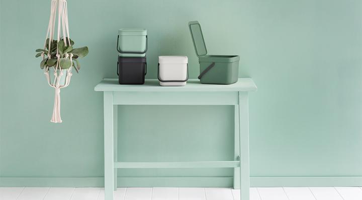 Actual product image Brabantia Compost bucket Sort & Go 6 l, light green (6 l)