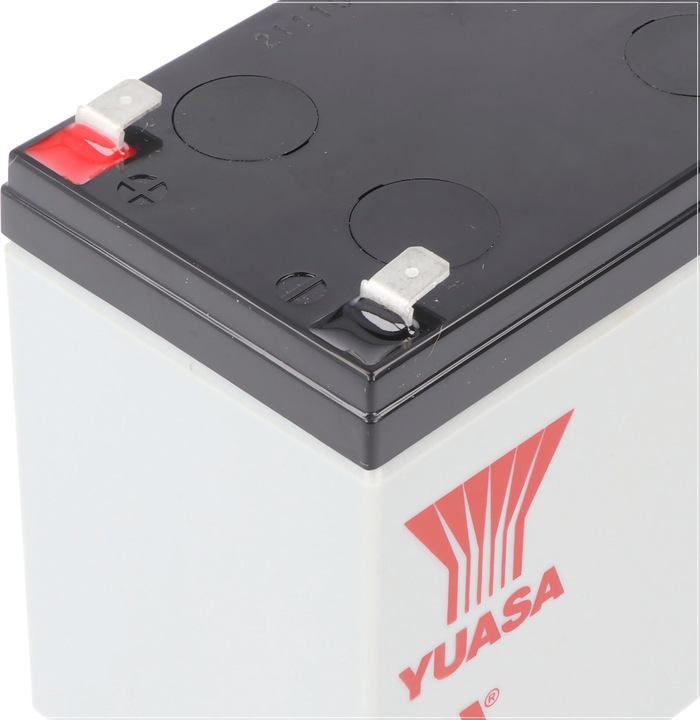 Actual product image Yuasa NPW45-12 Lead PB battery 12 Volt, 8500mAh with Faston 6.3 mm contacts (12 V, 8.50 Ah)