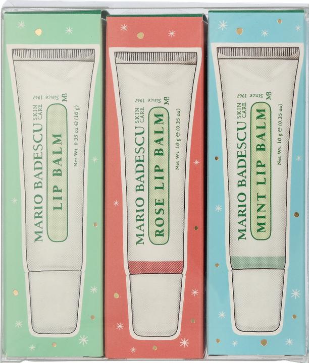 Image du produit Mario Badescu Trio de baume à lèvres - 10 grammes (Kit de soin des lèvres)