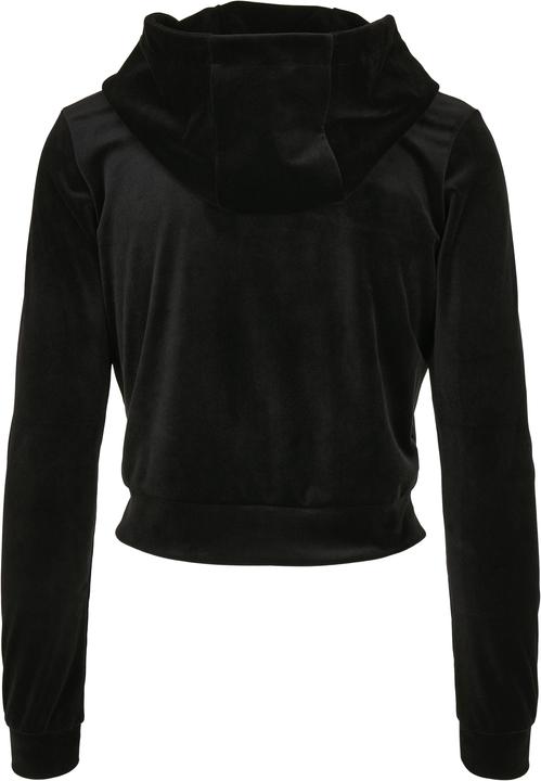 Produktbild Urban Classics Ladies Short Velvet Zip Hoody (5XL)