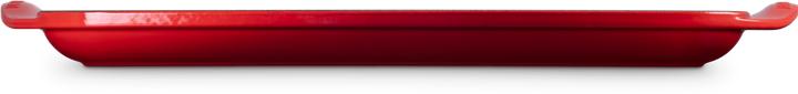 Actual product image Le Creuset 20132400600460 Extra-large grill pan, cherry red (Grill pan, Cast iron, 40 x 3.80 cm)