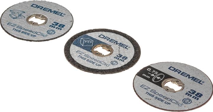 Produktbild Dremel EZ SpeedClic Schneid-Set (Aufspanndorn, 10 Trennscheiben)