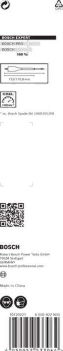 Produktbild Bosch Professional Zubehör EXPERT Self Cut Speed Flachfräsbohrer, 25 x 152 mm (25 Millimeter)