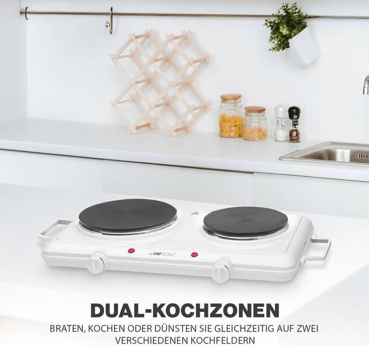 Produktbild Clatronic Doppel Kochplatte