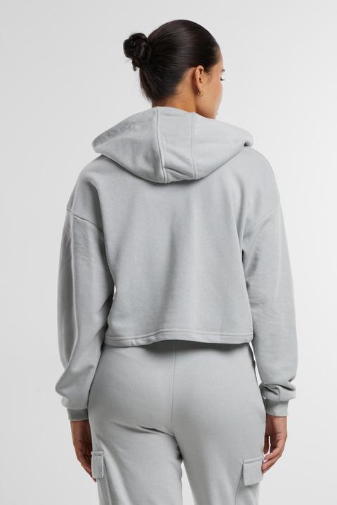 Produktbild Urban Classics Ladies Oversized Cropped Light Terry Hoodie - 159545 (L)