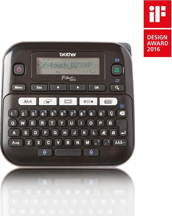 Actual product image Brother PT-D210VP incl. case