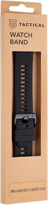 Image du produit Garmin Bracelet tactique 426 en silicone pour Fenix 5|6 QuickFit 22 mm noir (22 mm, Matières plastiques)