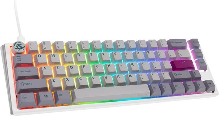Produktbild Ducky One 3 Mist Grey SF Gaming Tastatur, RGB LED - MX-Blue (US) (US, Kabelgebunden)