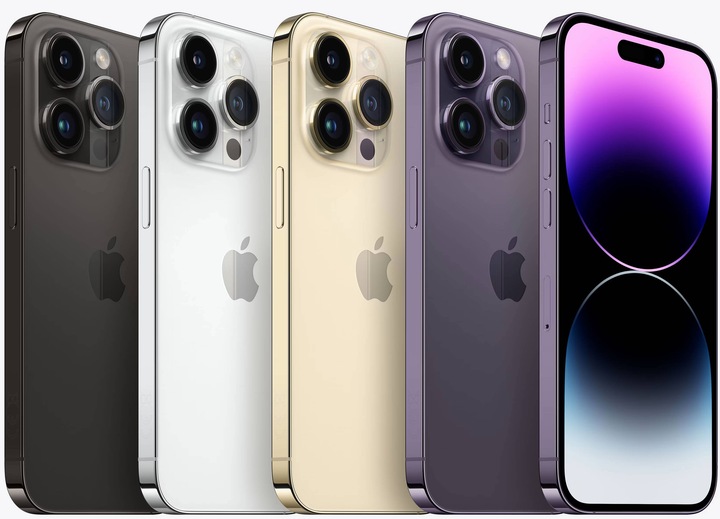 Produktbild Apple iPhone 14 Pro Max (128 GB, Silver, 6.70", SIM + eSIM, 48 Mpx, 5G)