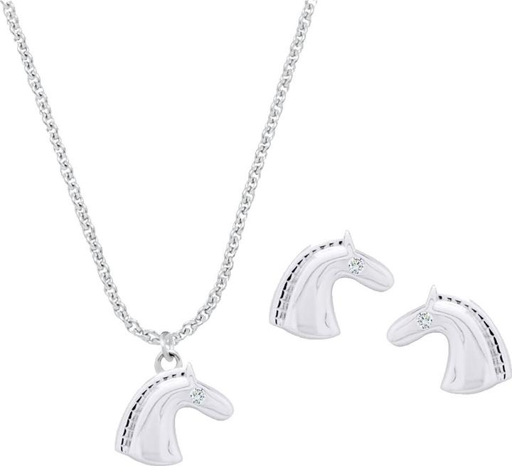 Immagine prodotto Candy Set di gioielli con cavallo, argento 925 (Argento 925)