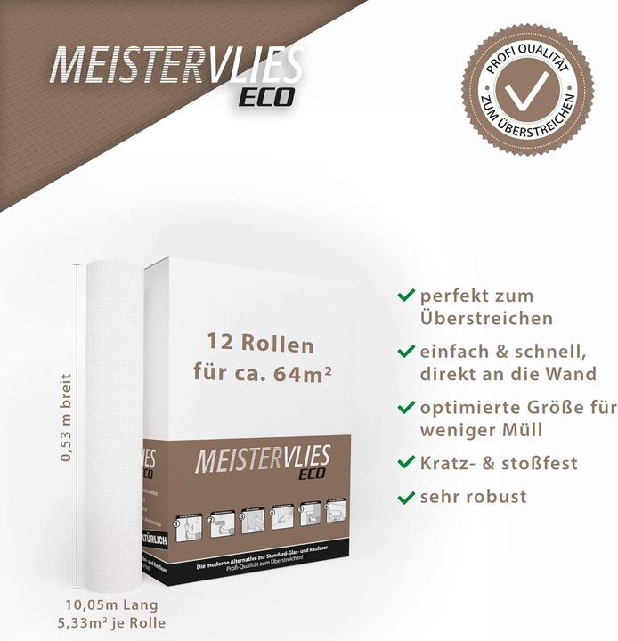 Immagine prodotto Architects Paper Pigmento ECO Bianco, verniciabile 11 (106 x 2500 cm)