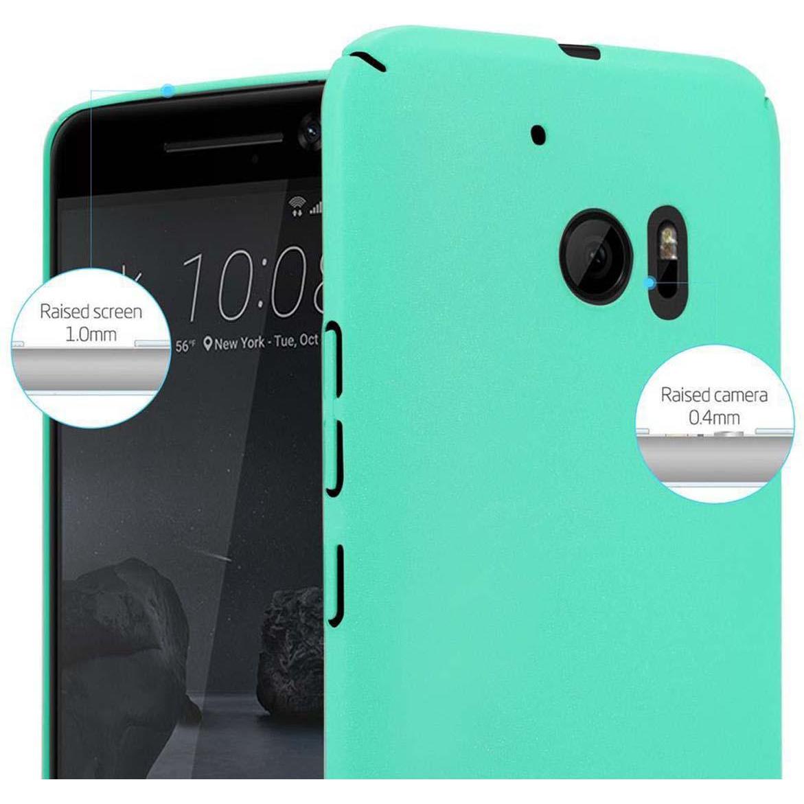 Thumbnail - Cadorabo Hard Cover Frosty Cover (HTC One M10), Smartphone Hülle, Grün