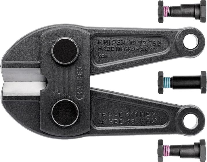 Productafbeelding Knipex Vervangende snijkop voor 71 72 760 compleet met schroeven 71 79 760 (Vervangend blad)