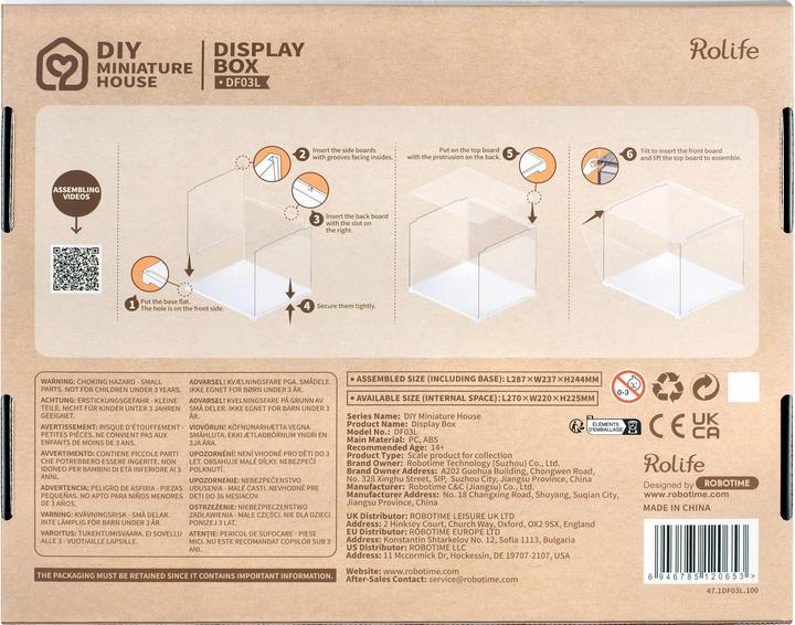Produktbild Rolife Robotime -Display für Miniaturhaus