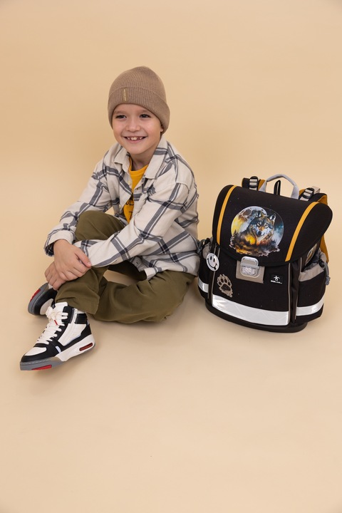 Produktbild Belmil Classy Schulranzen Set 4teilig mit Brustgurt (19 l)