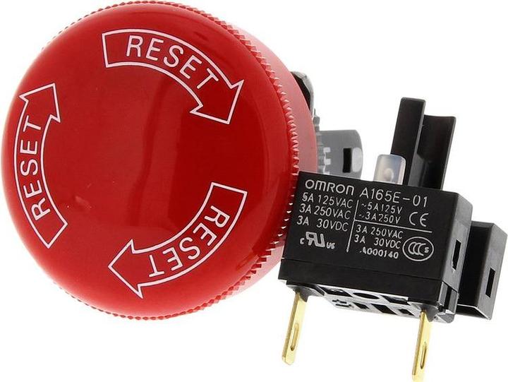 Image du produit Omron Industrial Automation Arrêt d'urgence, tourner pour réinitialiser, SPST-NC