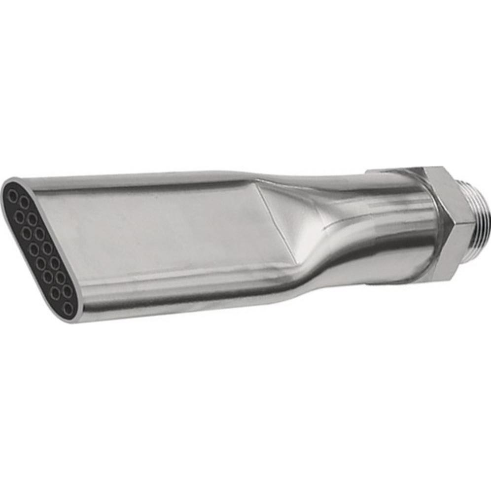Riegler, Zubehör Druckluftwerkzeug, Sicherheitsdüse Aussengewinde Messing vernickelt Länge 100 mm Breite 21 mm