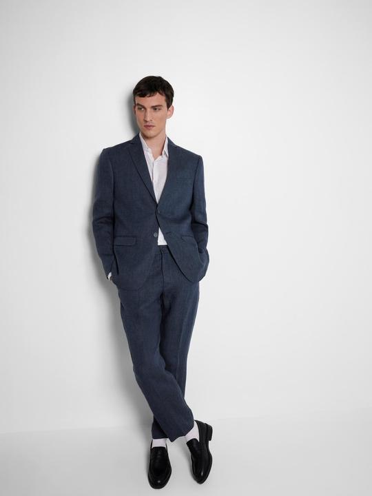 Immagine prodotto Selected Homme Pantaloni da abito in lino dalla vestibilità regolare (46)