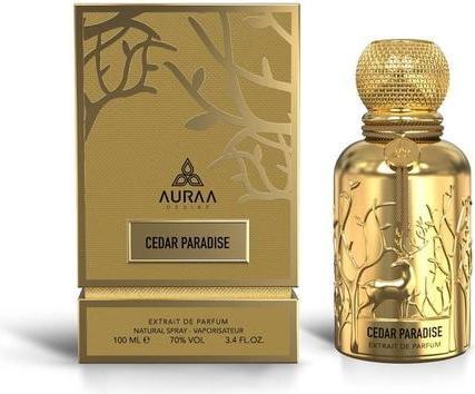 Produktbild Auraa Desire Cedar Paradise Extrait Parfüm 100ml von - Starker würziger frischer Duft für Männer - (Eau de Parfum, 100 ml)