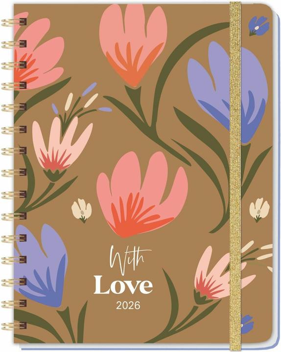 Produktbild Love Spiral-Kalenderbuch A5 2026 (A5)