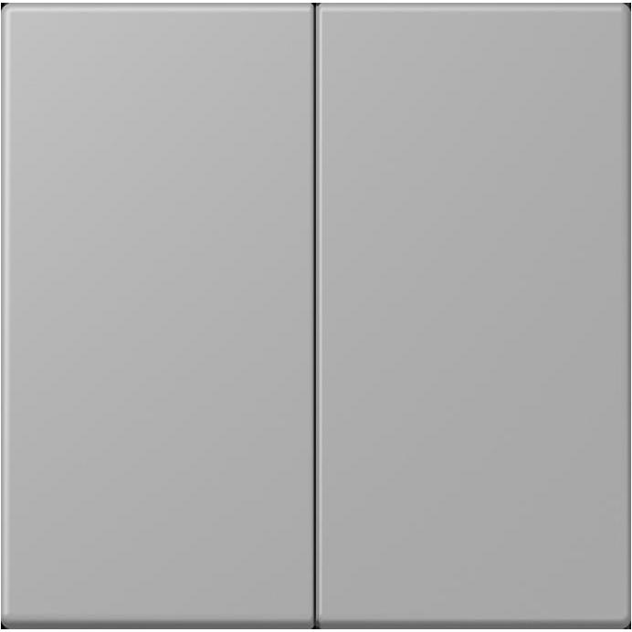Jung Rocker, Pulsante + Interruttore, Grigio