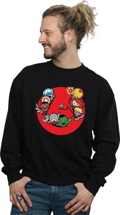 Image du produit - Sweat KAWAII AVENGERS READY STEADY WAR - Homme (XL)