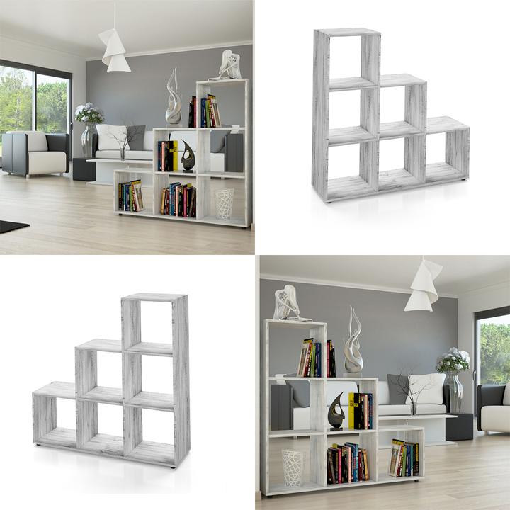 Produktbild Vicco Treppenregal (105 x 108 x 29 cm)