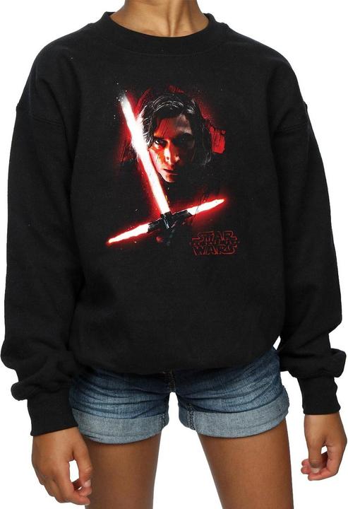Produktbild Star Wars The Last Jedi Kylo Ren Brushed Sweatshirt Mädchen (140, 146)