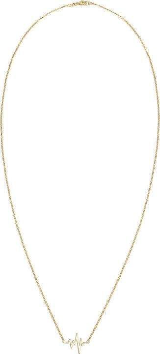 Produktbild Elli Halskette Geo Herzschlag Love 925 Sterling Silber (925er Sterling Silber, 45 cm)