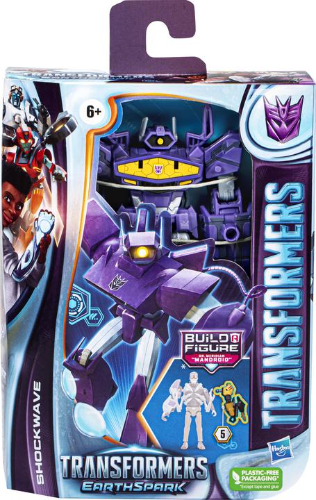 Actual product image Hasbro Transformers - Earthspark Deluxe Class - Shockwave