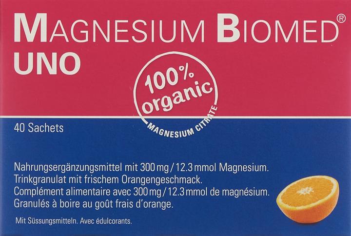 Actual product image Biomed Magnesium Uno (40 pcs., Powder, 160 g)