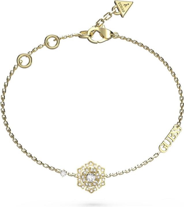 Image du produit Guess Élégant bracelet plaqué or avec fleur La Fleur JUBB04557JWYG - Longueur : 14.5 cm (14.50 cm, Plaqué or)