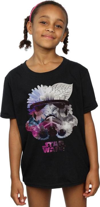 Immagine prodotto Star Wars Stormtrooper Floral Helmet Maglietta Ragazze (152, 158)