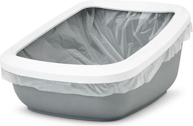 Actual product image Savic Cat litter box with rim ASEO JUMBO (Cat litter tray open)