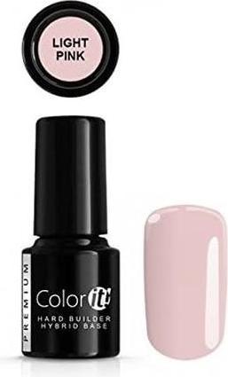 Actual product image Silcare Colour It Premium Hard Builder Hybrid Base Base Under Light Pink Hybrid Lacquer (Rose, Base coat)