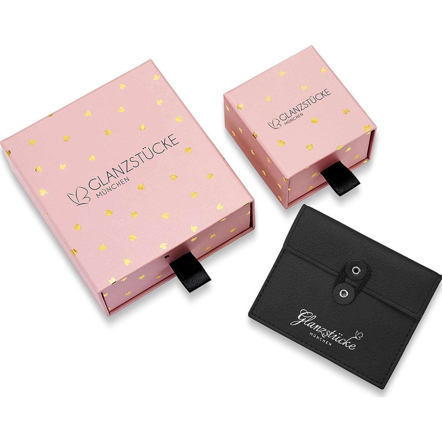 Thumbnail - Glanzstücke München, Fussschmuck, Damen Herz Sterling Silber roségold 22,0 cm Basiskette + 3,0 cm Verlängerung - 23966, ...