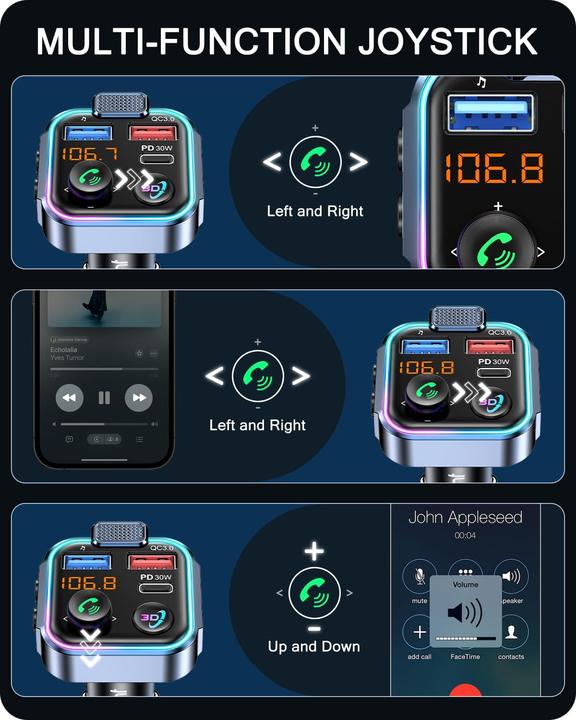 Actual product image Lencent FM-Transmitter