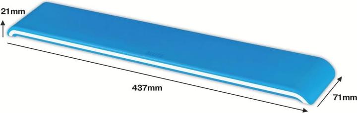 Actual product image Leitz Wrist rest WOW 65230036 white/blue