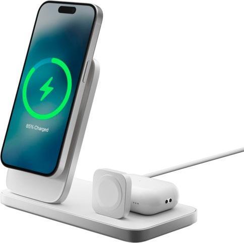 Actual product image Nomad Stand One Max - Silver Qi2.2 4th Gen (25 W)