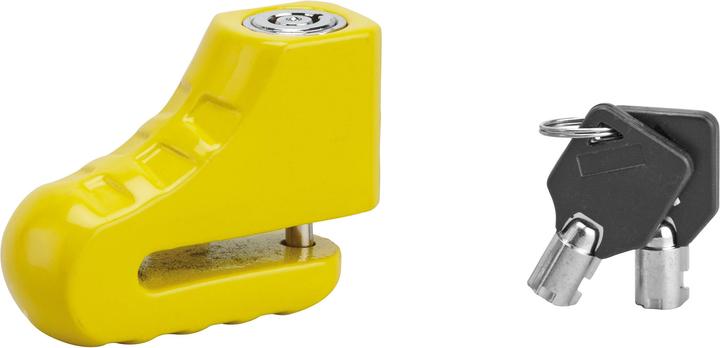 Actual product image Thirard Roller lock block, yellow, 2 keys