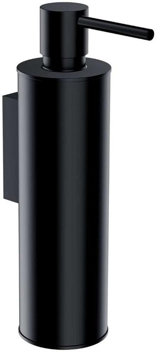 Omnires modern project - zeepdispenser met houder, mat zwart