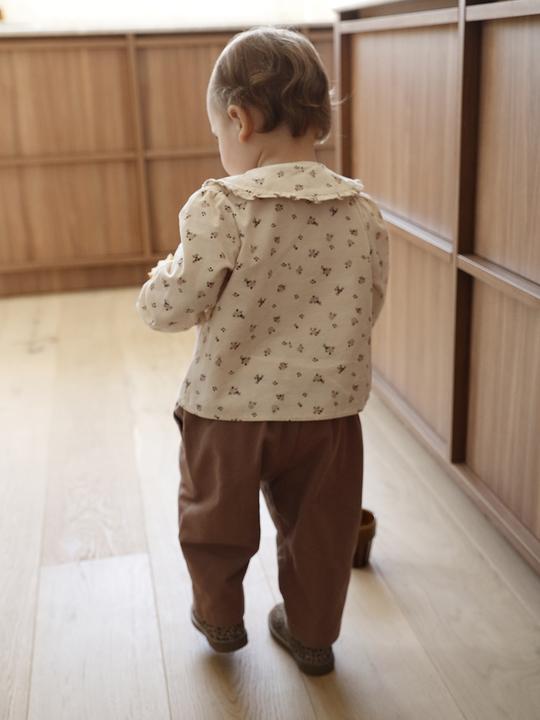 Immagine prodotto Vertbaudet Baby Bluse aus Samt mit Blumenmuster (68)