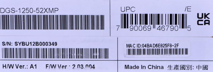 Immagine prodotto D-Link Switch Gigabit DGS-1250-52XMP PoE 52 porte Smart Managed PoE+ 4x 10G (52 Porti)