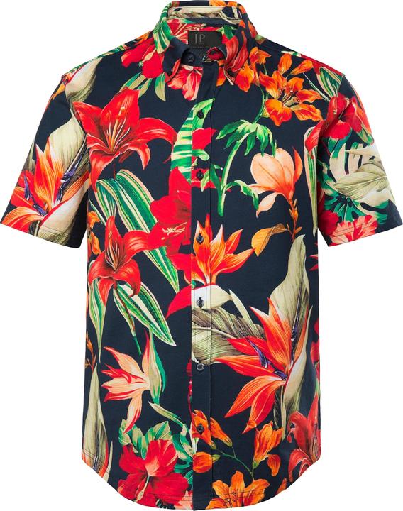 Immagine prodotto JP1880 JP 1880 Jersey-Hemd, Halbarm, Alloverprint, Buttondown-Kragen, Modern Fit (XL)