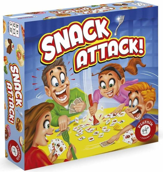 Image du produit Piatnik 665691 - Snack Attack! - Jeu de cartes, pour 2-4 joueurs, à partir de 6 ans (Allemand)